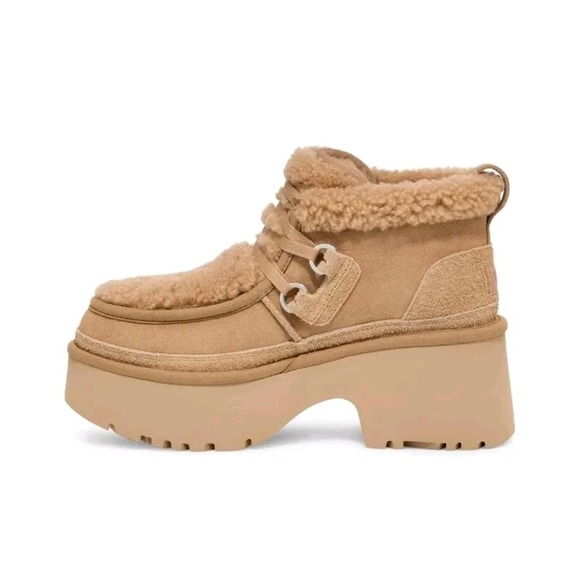 UGG Women's New Heights Lace Up Platform Booties - Picture 1 of 7